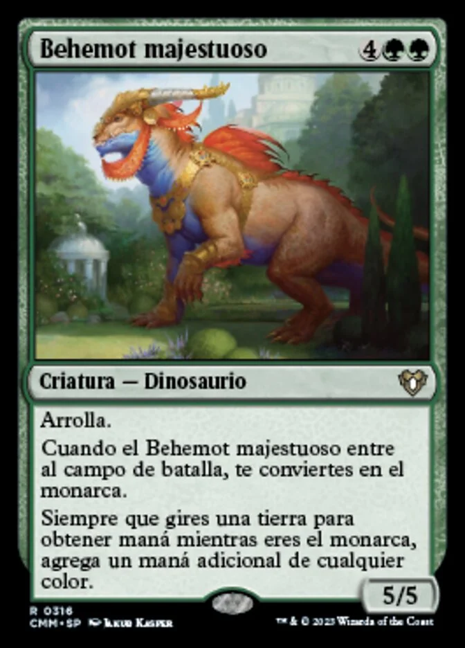 Behemot majestuoso (Commander Masters) - Magic: The Gathering in TCG Land