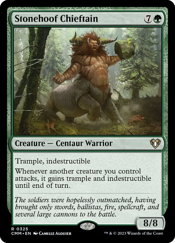 Stonehoof Chieftain (Commander Masters) - Magic: The Gathering in TCG Land