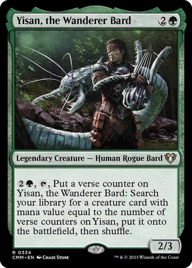 Yisan, the Wanderer Bard (Commander Masters) - Magic: The Gathering in TCG Land