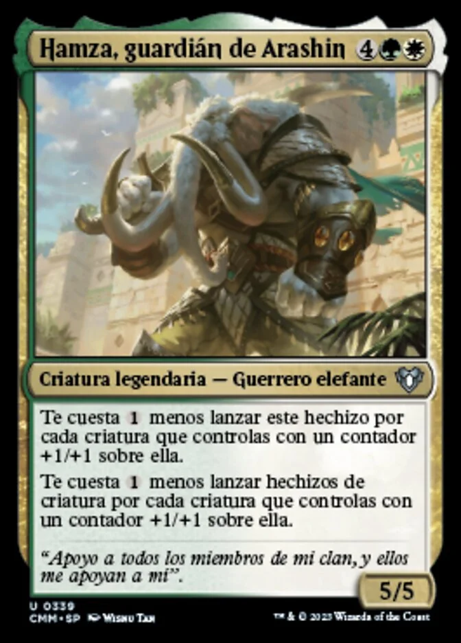 Hamza, guardián de Arashin (Commander Masters) - Magic: The Gathering in TCG Land México