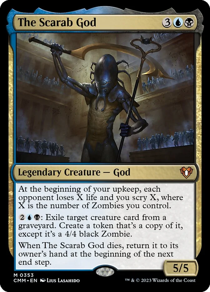 The Scarab God (Commander Masters) - Magic: The Gathering in TCG Land