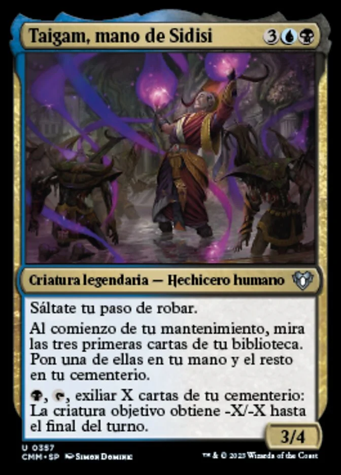 Taigam, mano de Sidisi (Commander Masters) - Magic: The Gathering in TCG Land