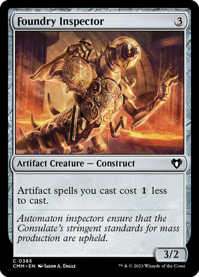 Foundry Inspector (Commander Masters) - Magic: The Gathering in TCG Land