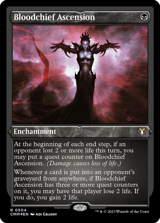 Bloodchief Ascension (Commander Masters) - Magic: The Gathering in TCG Land