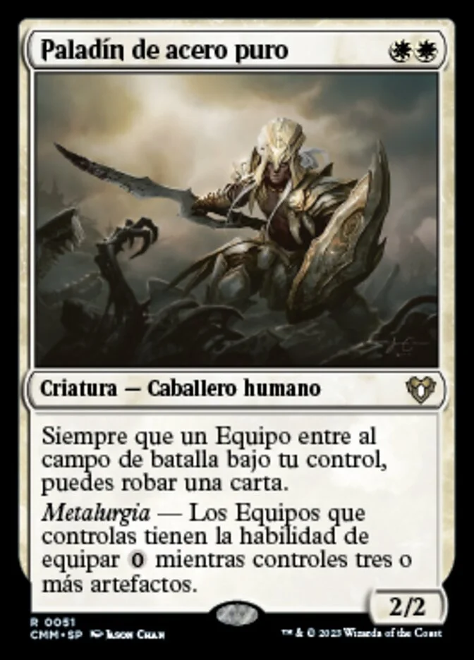 Paladín de acero puro (Commander Masters) - Magic: The Gathering in TCG Land