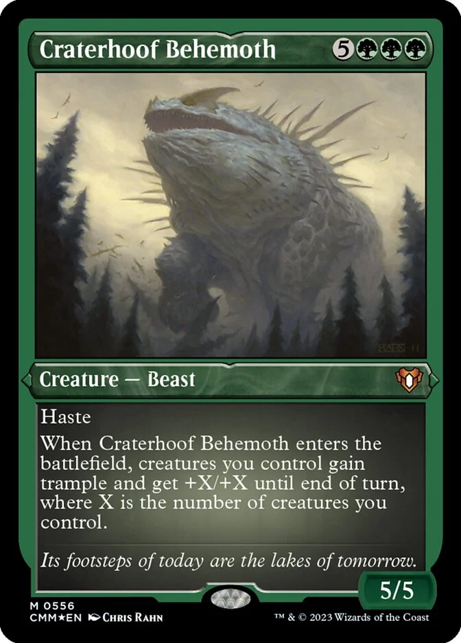 Craterhoof Behemoth (Commander Masters) - Magic: The Gathering in TCG Land