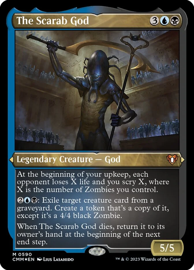 The Scarab God (Commander Masters) - Magic: The Gathering in TCG Land