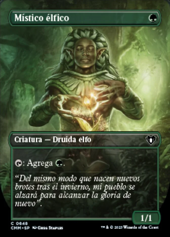 Místico élfico (Commander Masters) - Magic: The Gathering in TCG Land México