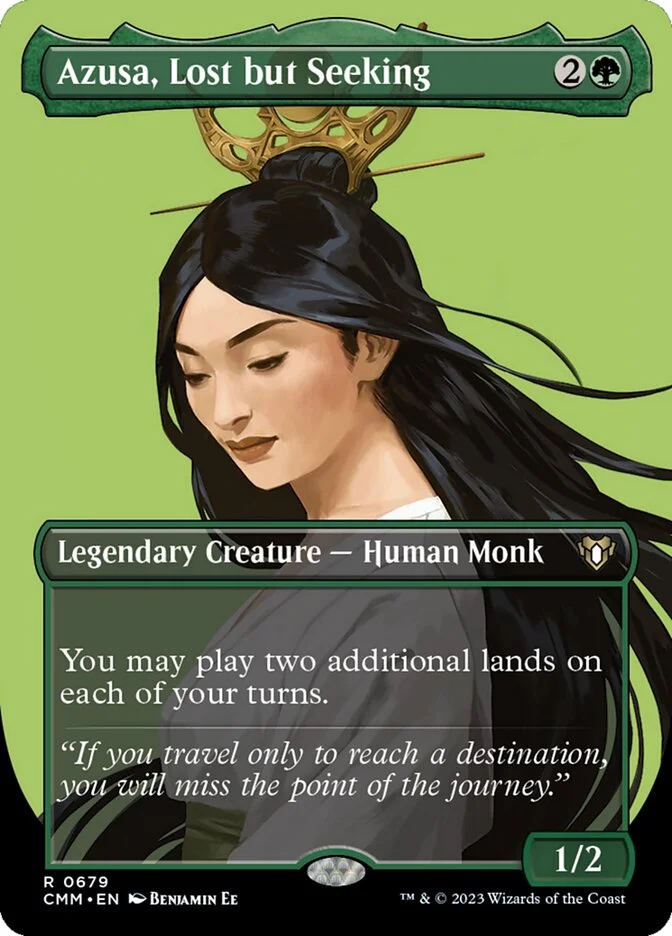 Azusa, Lost but Seeking (Commander Masters) - Magic: The Gathering in TCG Land