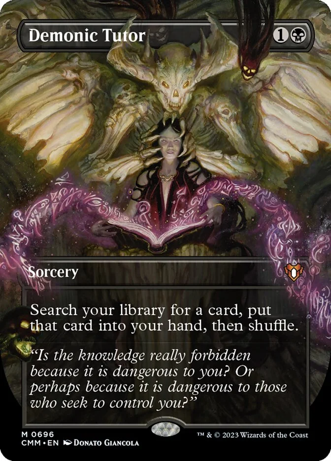 マジック：ザ・ギャザリング PSA9 Demonic Tutor MTG 30th edition Demonic Tutor - Magic MtG 30th Anniversary Edition - 101 Cgc