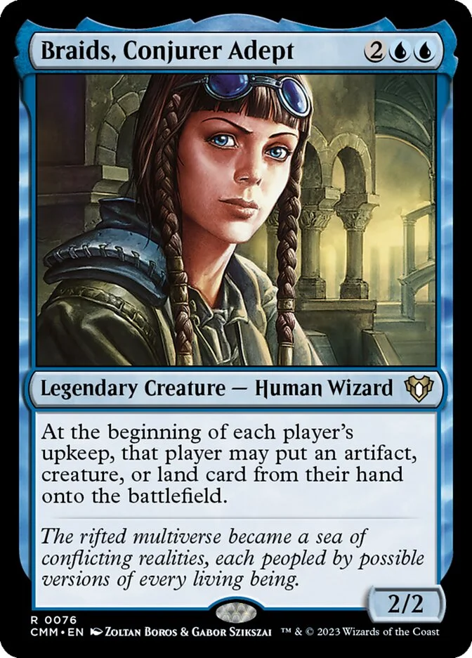 Braids, Conjurer Adept (Commander Masters) - Magic: The Gathering in TCG Land