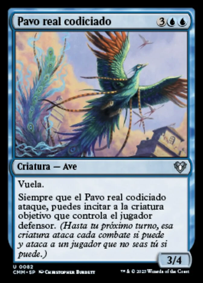 Pavo real codiciado (Commander Masters) - Magic: The Gathering in TCG Land