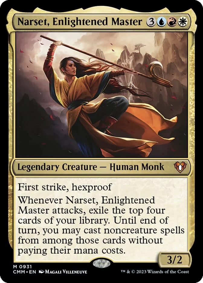 Narset, Enlightened Master (Commander Masters) - Magic: The Gathering in TCG Land