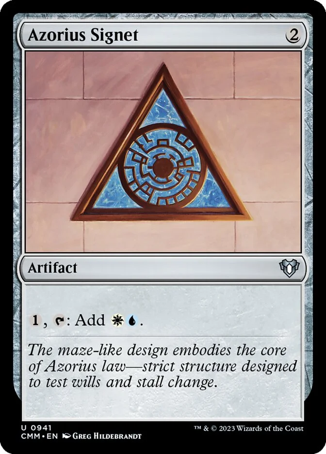Azorius Signet (Commander Masters) - Magic: The Gathering in TCG Land