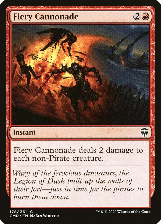Fiery Cannonade (Commander Legends) - Magic: The Gathering in TCG Land
