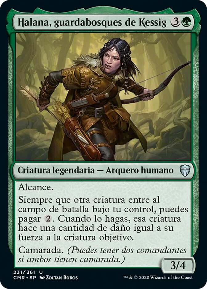 Halana, guardabosques de Kessig (Commander Legends) - Magic: The Gathering in TCG Land México