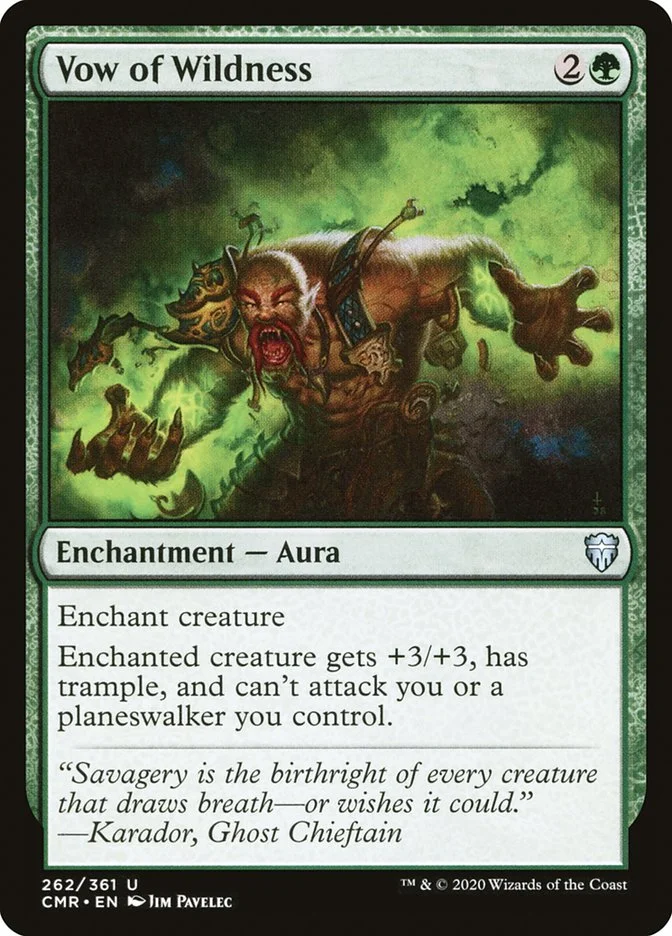 Vow of Wildness (Commander Legends) - Magic: The Gathering in TCG Land