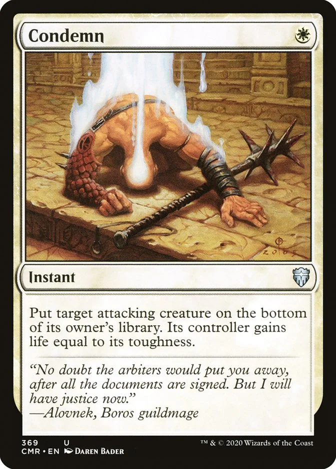 Condemn (Commander Legends) - Magic: The Gathering in TCG Land