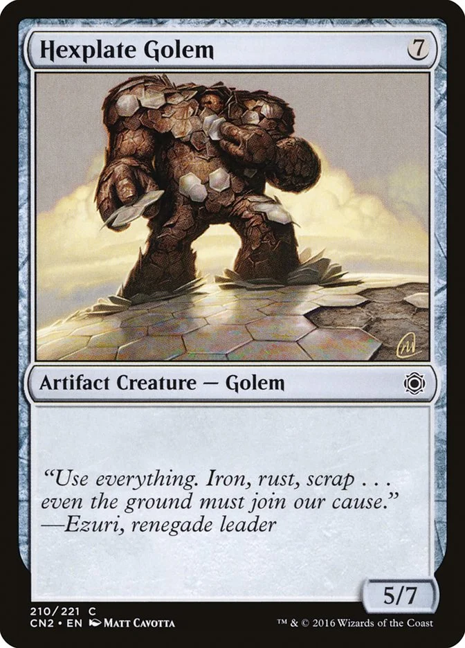 Hexplate Golem (Conspiracy: Take the Crown) - Magic: The Gathering in TCG Land México