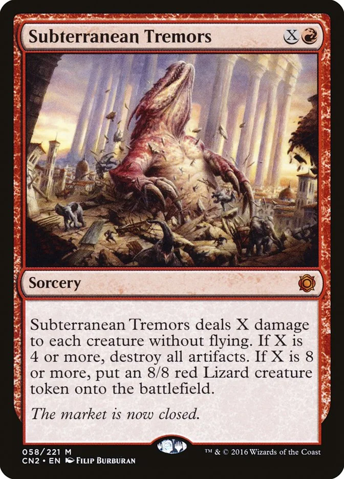 Subterranean Tremors (Conspiracy: Take the Crown) - Magic: The Gathering in TCG Land
