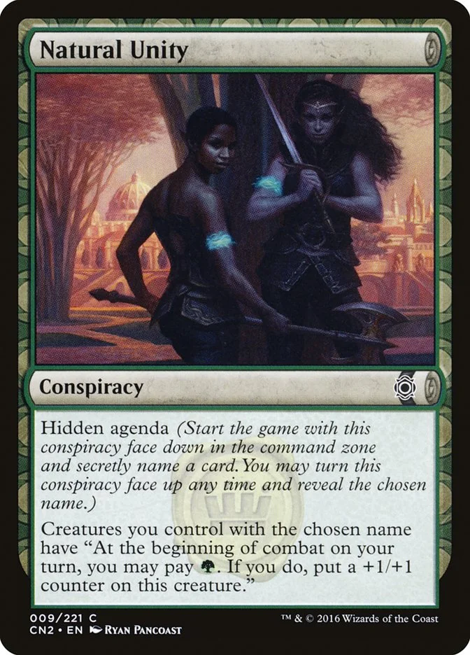 Natural Unity (Conspiracy: Take the Crown) - Magic: The Gathering in TCG Land