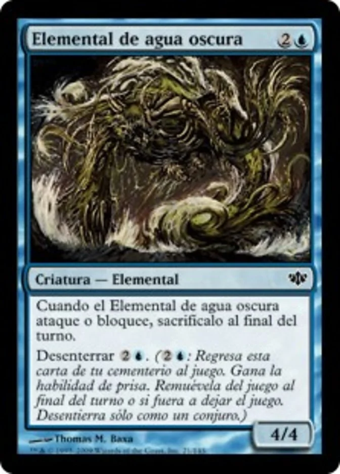 Elemental de agua oscura (Conflux) - Magic: The Gathering in TCG Land México