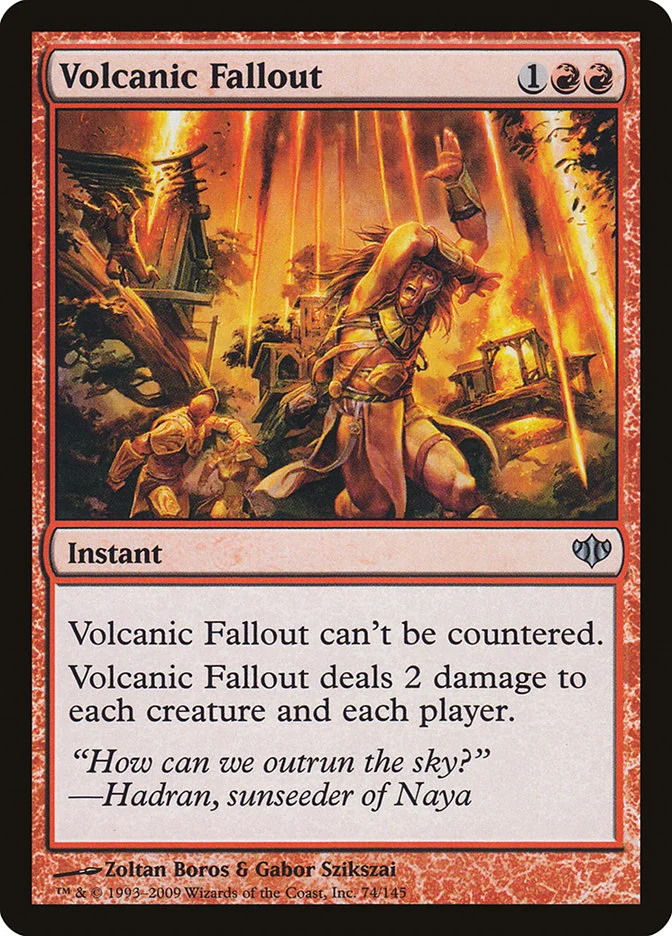 Volcanic Fallout (Conflux) - Magic: The Gathering in TCG Land
