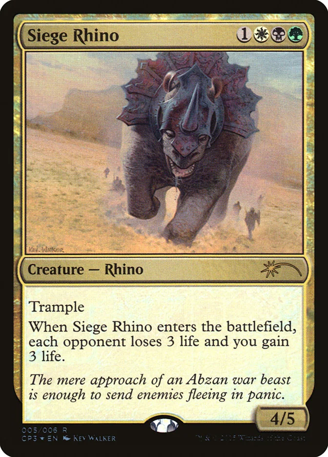 Siege Rhino (Magic Origins Clash Pack) - Magic: The Gathering in TCG Land México