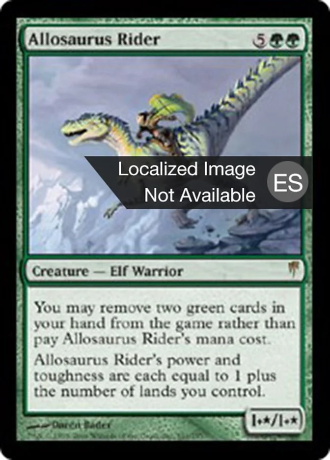 Jinete de alosaurio (Coldsnap) - Magic: The Gathering in TCG Land