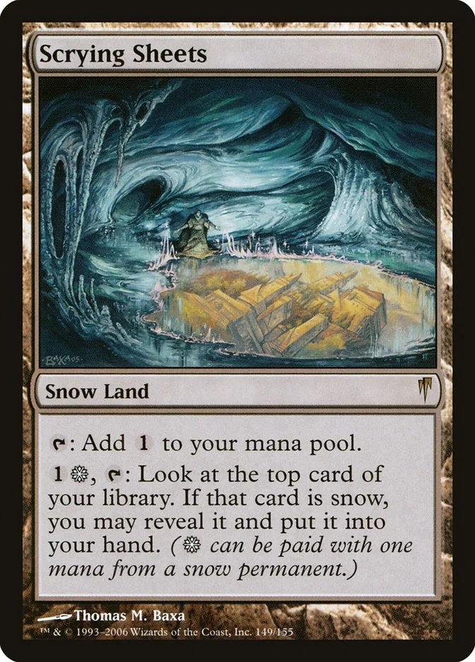 Scrying Sheets (Coldsnap) - Magic: The Gathering in TCG Land