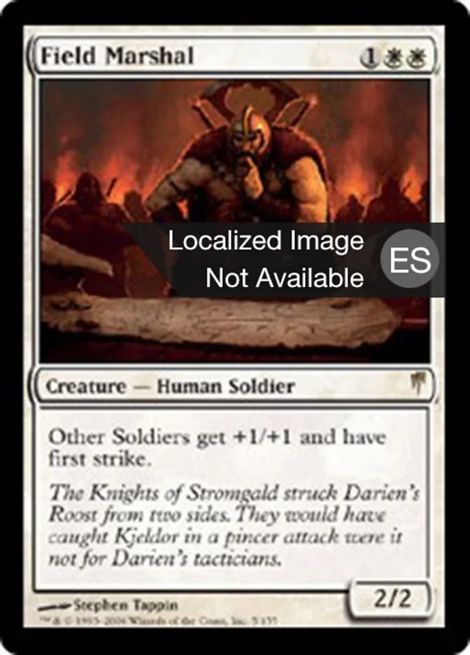 Mariscal de campo (Coldsnap) - Magic: The Gathering in TCG Land