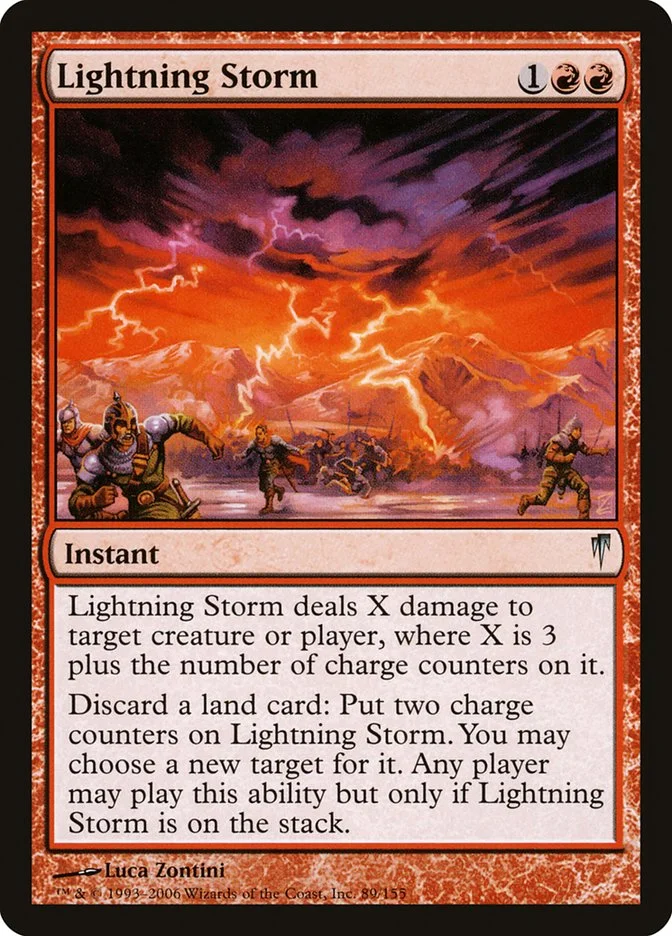 Lightning Storm (Coldsnap) - Magic: The Gathering in TCG Land