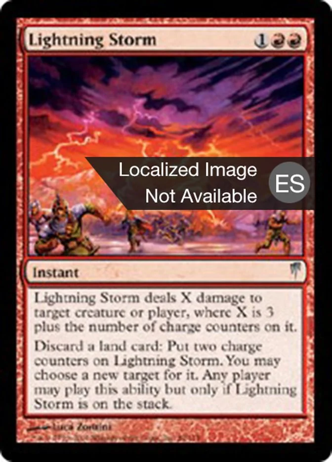 Tormenta de relámpagos (Coldsnap) - Magic: The Gathering in TCG Land