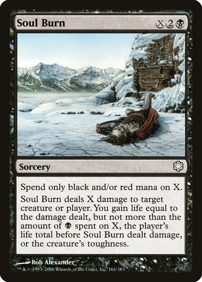 Soul Burn (Coldsnap Theme Decks) - Magic: The Gathering in TCG Land