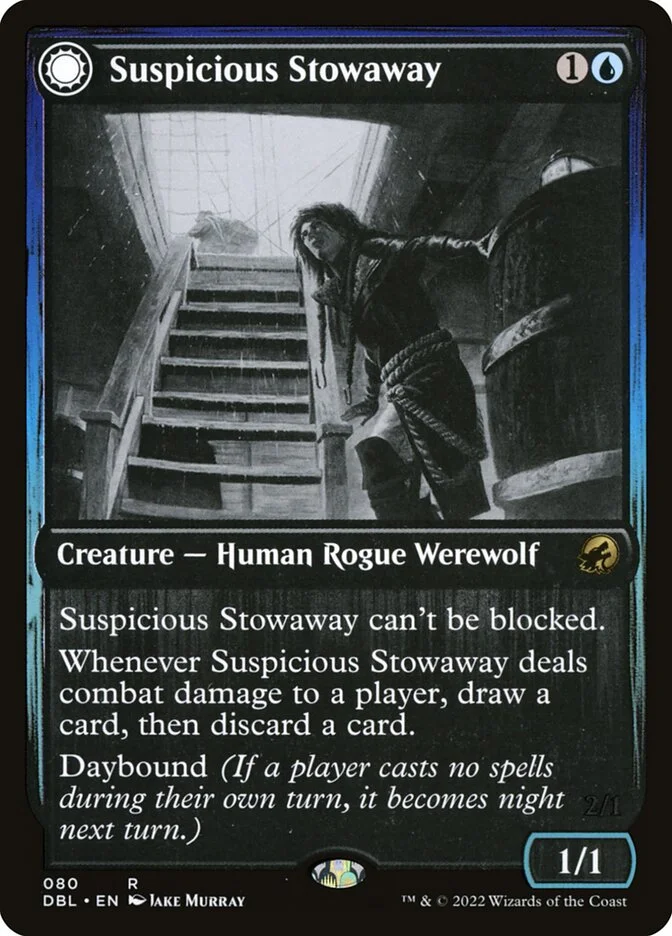Suspicious Stowaway (Innistrad: Double Feature) - Magic: The Gathering in TCG Land México