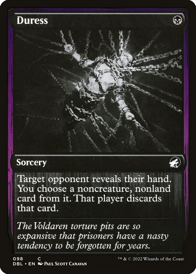 Duress (Innistrad: Double Feature) - Magic: The Gathering in TCG Land