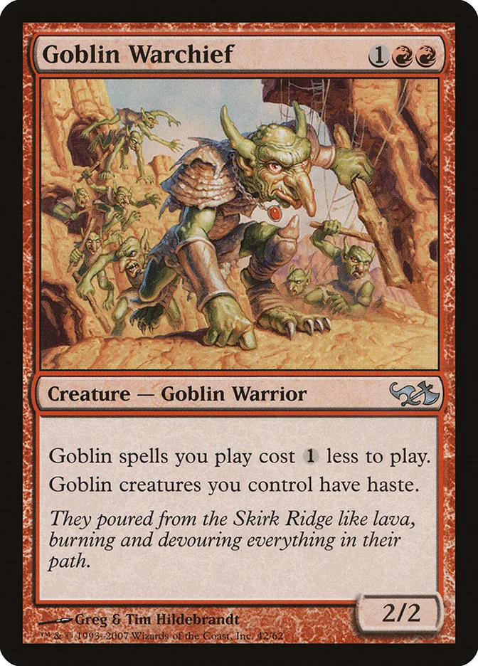 Goblin Warchief (Duel Decks: Elves vs. Goblins) - Magic: The Gathering in TCG Land