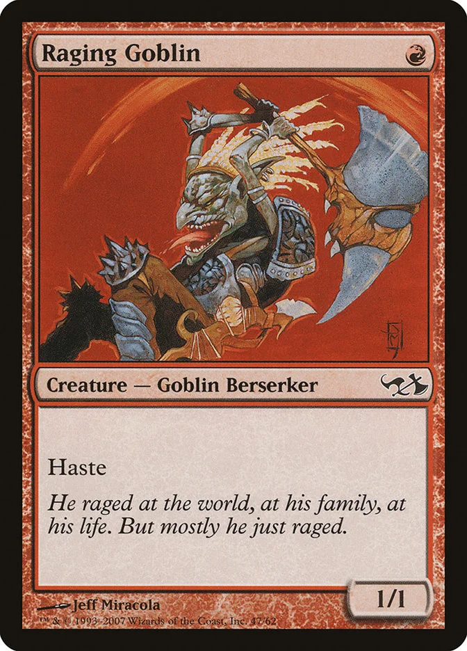 Raging Goblin (Duel Decks: Elves vs. Goblins) - Magic: The Gathering in TCG Land