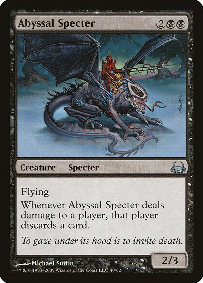 Abyssal Specter (Duel Decks: Divine vs. Demonic) - Magic: The Gathering in TCG Land