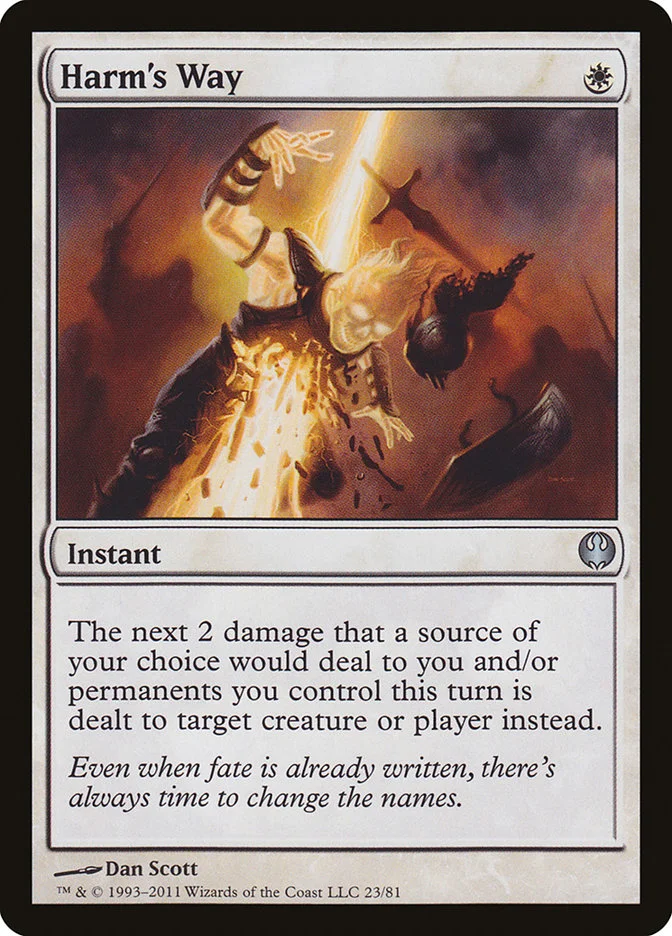 Harm's Way (Duel Decks: Knights vs. Dragons) - Magic: The Gathering in TCG Land