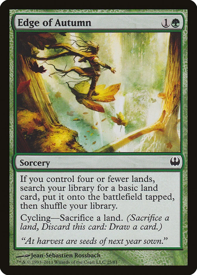 Edge of Autumn (Duel Decks: Knights vs. Dragons) - Magic: The Gathering in TCG Land