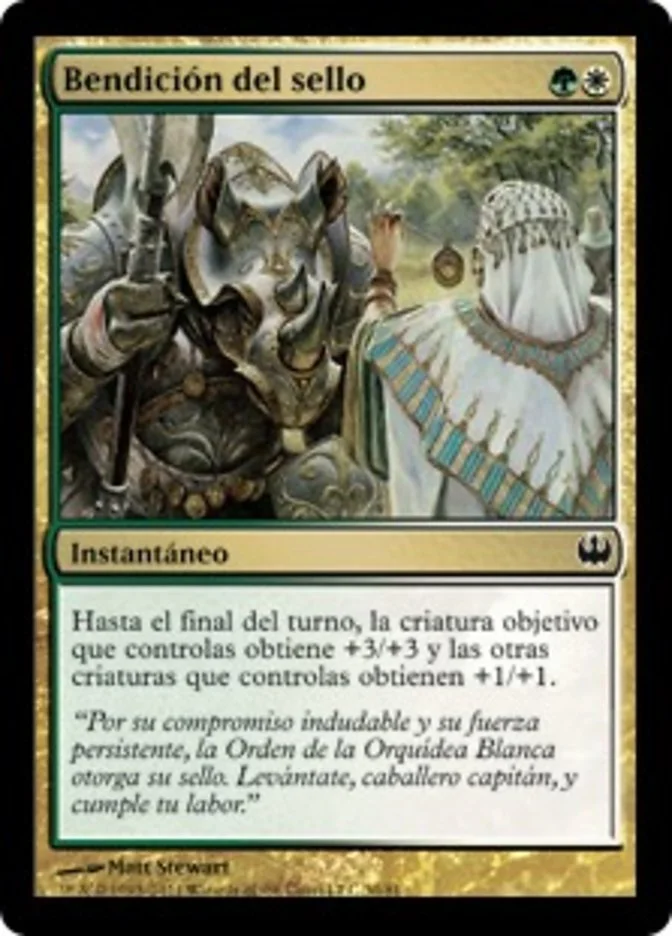 Bendición del sello (Duel Decks: Knights vs. Dragons) - Magic: The Gathering in TCG Land