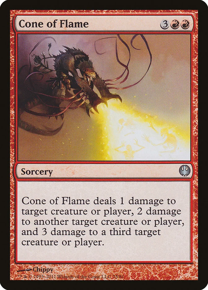 Cone of Flame (Duel Decks: Knights vs. Dragons) - Magic: The Gathering in TCG Land