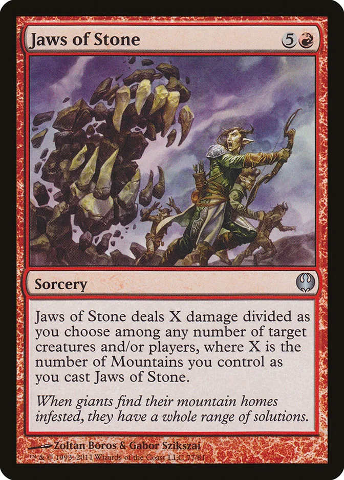 Jaws of Stone (Duel Decks: Knights vs. Dragons) - Magic: The Gathering in TCG Land