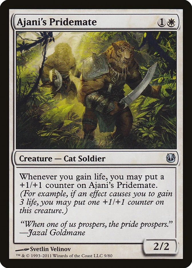 Ajani's Pridemate (Duel Decks: Ajani vs. Nicol Bolas) - Magic: The Gathering in TCG Land