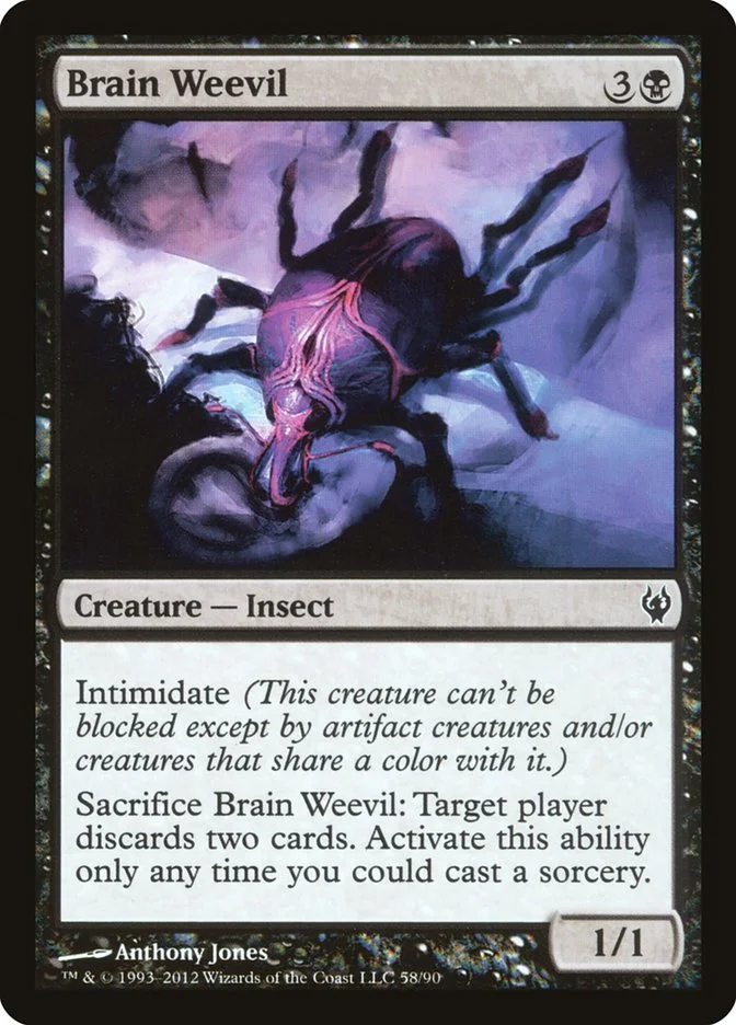 Brain Weevil (Duel Decks: Izzet vs. Golgari) - Magic: The Gathering in TCG Land México