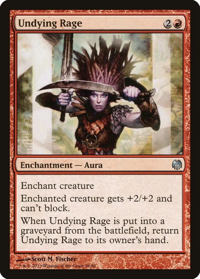 Undying Rage (Duel Decks: Heroes vs. Monsters) - Magic: The Gathering in TCG Land