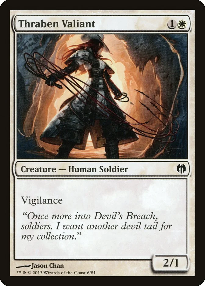 Thraben Valiant (Duel Decks: Heroes vs. Monsters) - Magic: The Gathering in TCG Land