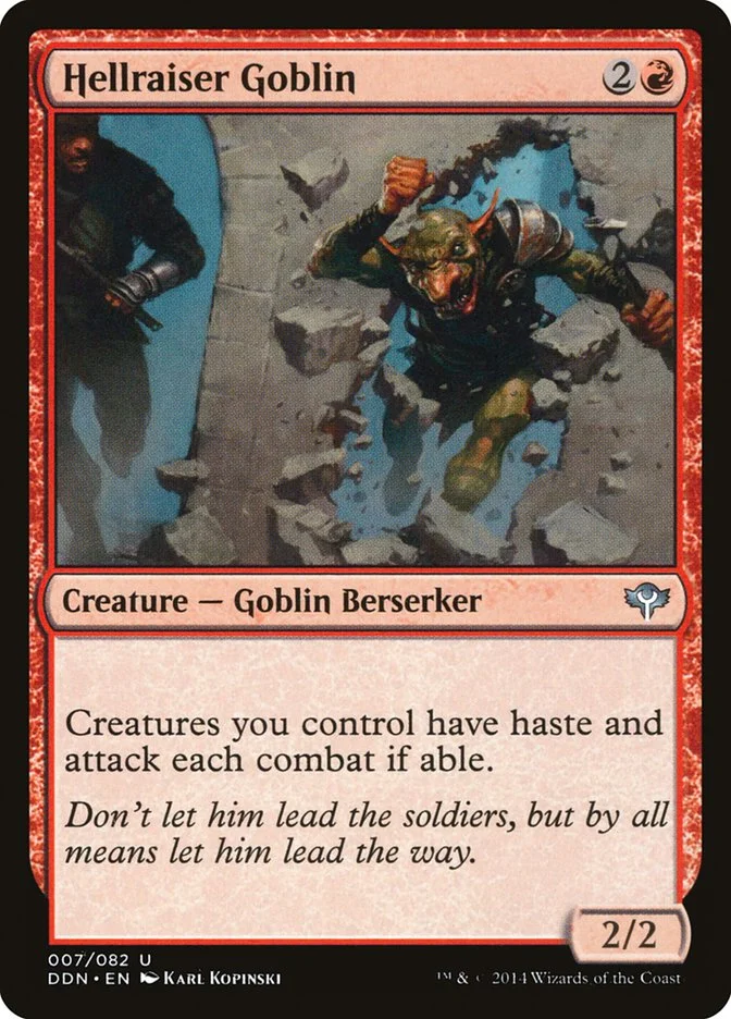 Hellraiser Goblin (Duel Decks: Speed vs. Cunning) - Magic: The Gathering in TCG Land