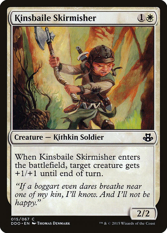 Kinsbaile Skirmisher (Duel Decks: Elspeth vs. Kiora) - Magic: The Gathering in TCG Land